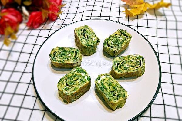 菠菜厚蛋烧的做法图解13