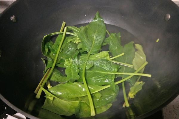 菠菜厚蛋烧的做法图解2