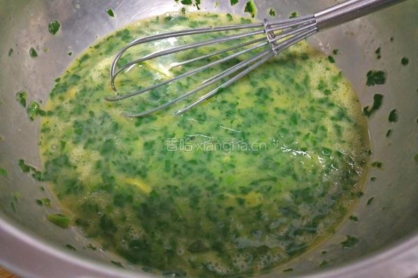 菠菜厚蛋烧的做法图解6