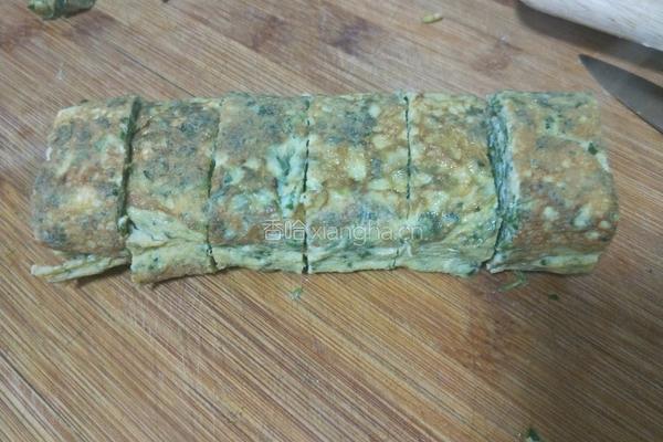 菠菜厚蛋烧的做法图解11