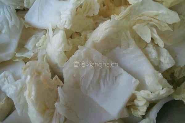 白菜冻豆腐炖粉条的做法图解11