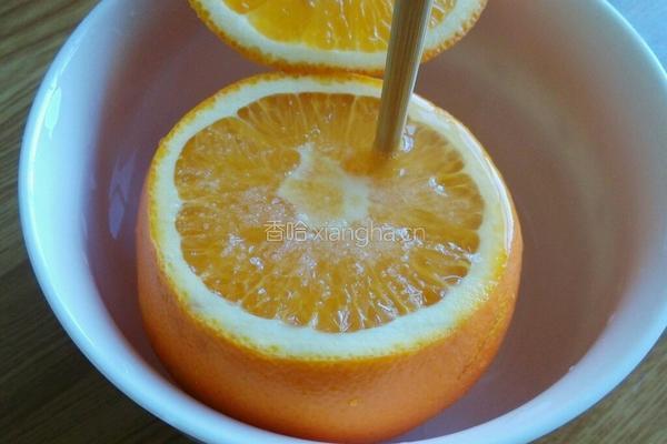 盐蒸橙子的做法图解4
