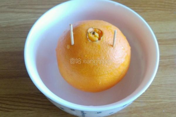 盐蒸橙子的做法图解5
