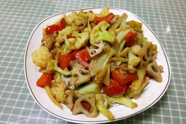 干锅花菜的做法图解6