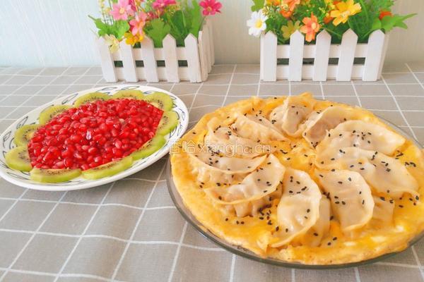 煎蛋抱饺的做法图解12
