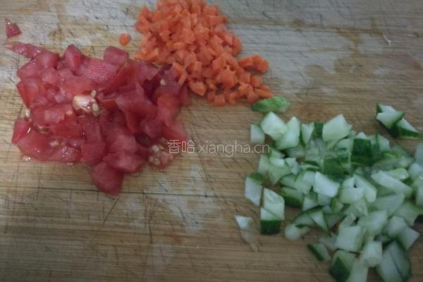 培根杂蔬三明治的做法图解2