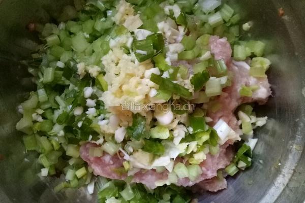 芹菜猪肉陷的做法图解5