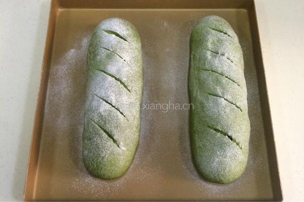抹茶麻薯夹心软欧包的做法图解20