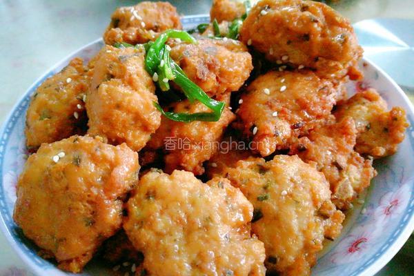 香葱奎龙鱼肉饼的做法图解6