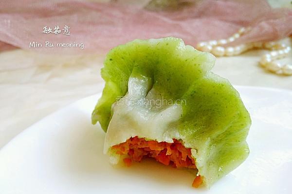胡萝卜肉馅翡翠饺子的做法图解25