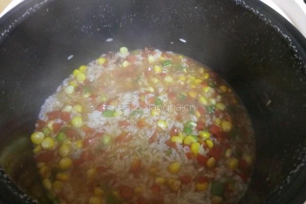 广式香肠煲仔饭的做法图解5