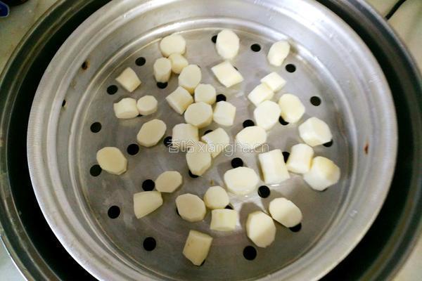 山药绿豆糕的做法图解3