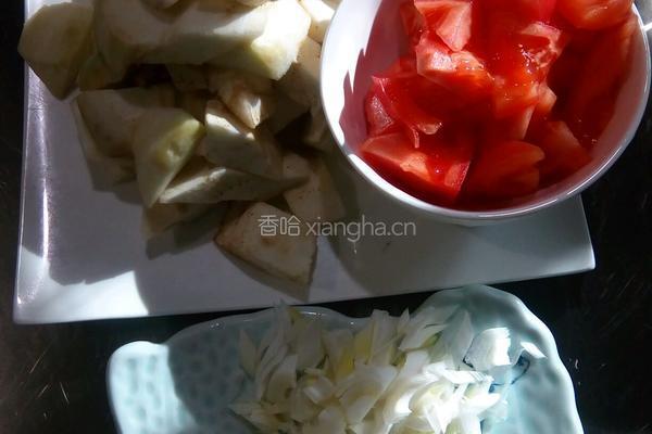 素烧茄子土豆的做法图解2