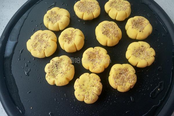 奶香豆沙南瓜饼的做法图解10