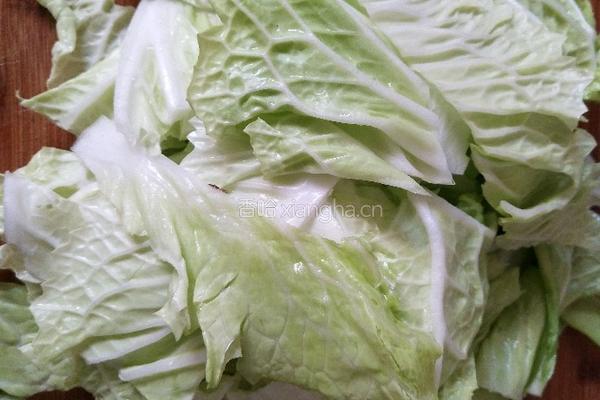 白菜香菇油面筋煲的做法图解4