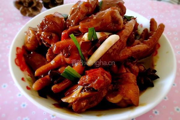 红烧二鸡肉的做法图解8