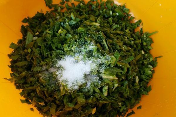 雞蛋韭菜餃子和白菜豆干餃子的做法图解4