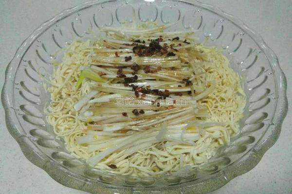 葱丝炝拌干豆腐丝的做法图解15