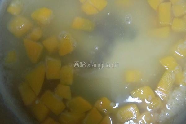 小米葡萄干南瓜粥的做法图解7