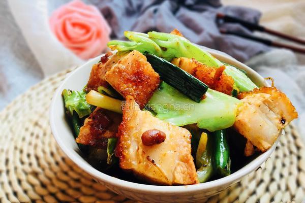 手撕包菜煸澳门烧肉的做法图解12