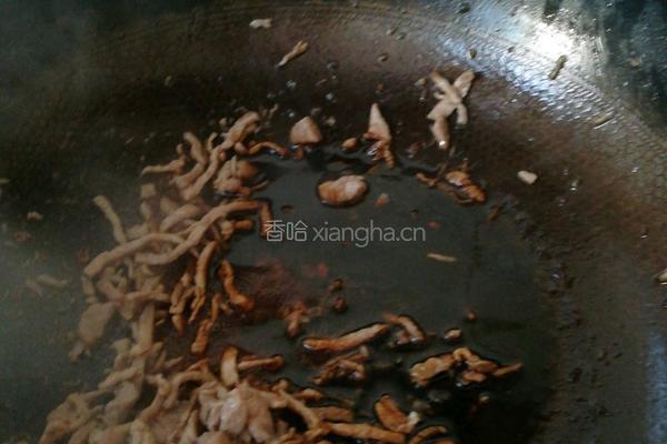 胡萝卜炒肉丝的做法图解4