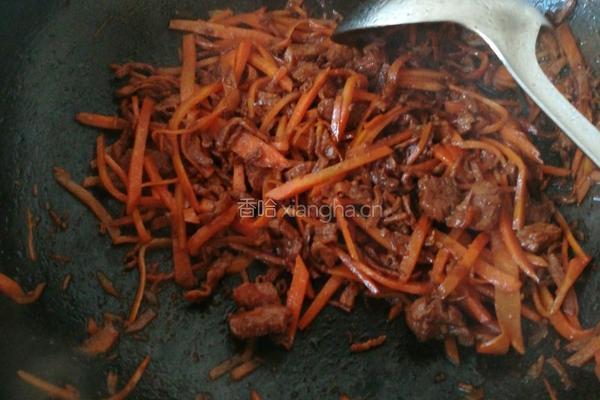 胡萝卜炒肉丝的做法图解6