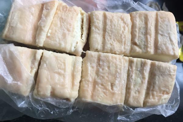 香煎臭豆腐的做法图解3