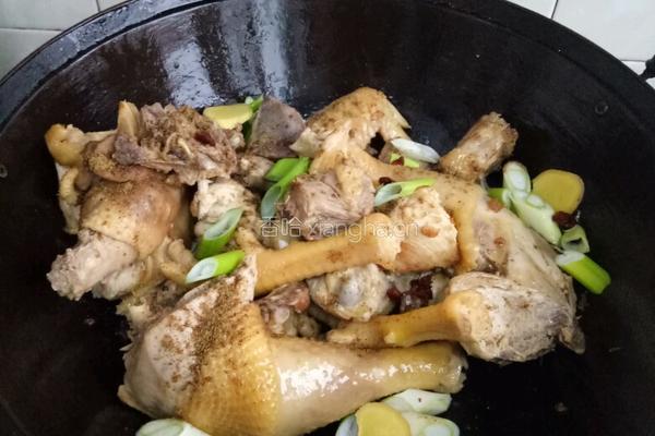 笨鸡炖榛蘑的做法图解4