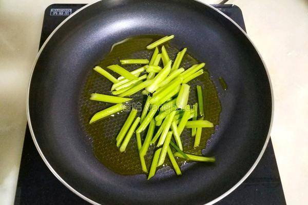 香芹炒豆干的做法图解5