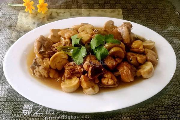 小鸡烧蘑菇的做法图解5