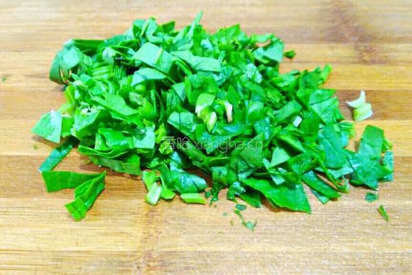 菠菜鸡蛋饼的做法图解4