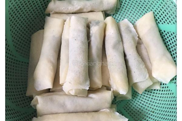 地菜春卷的做法图解9