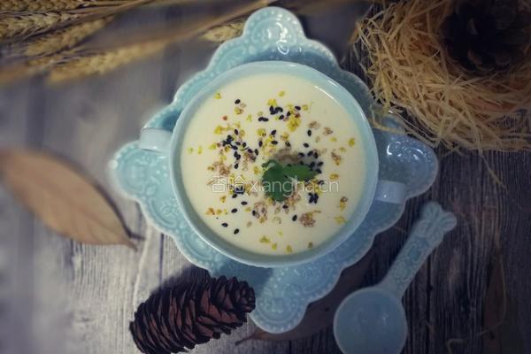芝麻桂花姜撞奶