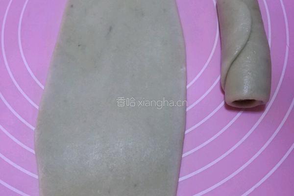 抹茶蛋黄酥的做法图解3