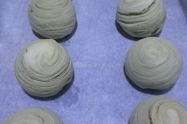 抹茶蛋黄酥的做法图解9