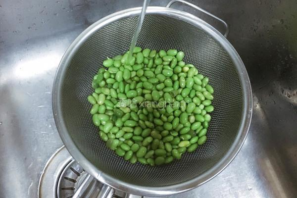 抹茶毛豆年糕的做法图解2