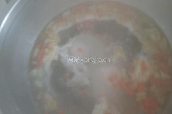 胡萝卜白菜鸡蛋面的做法图解5