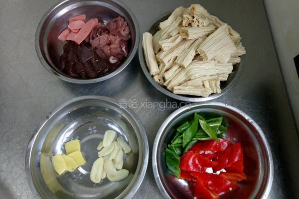 三鲜腐竹堡的做法图解2