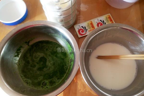 豌豆荚馒头的做法图解5