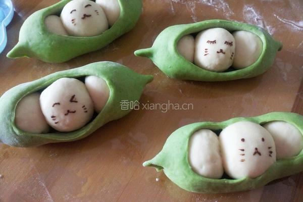 豌豆荚馒头的做法图解18