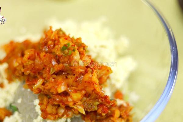 韩式辣白菜饺子的做法图解19