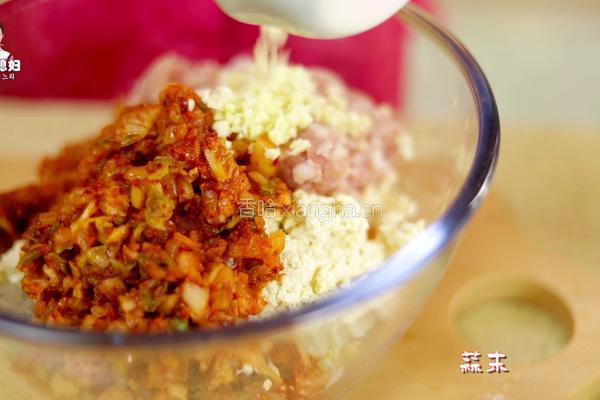 韩式辣白菜饺子的做法图解21