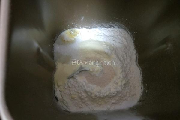 奶香吐司450g的做法图解2