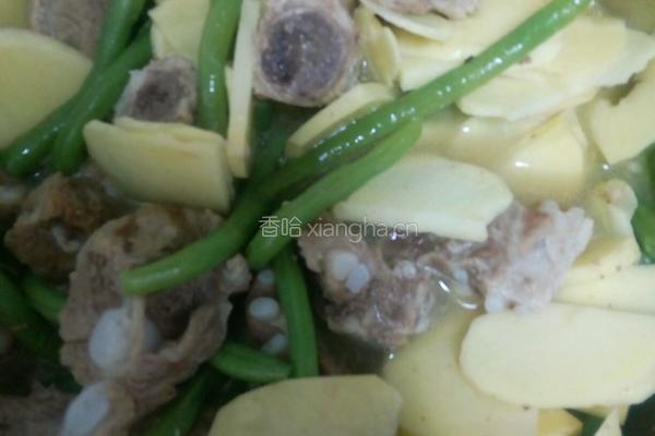 土豆豆角炖排骨的做法图解13