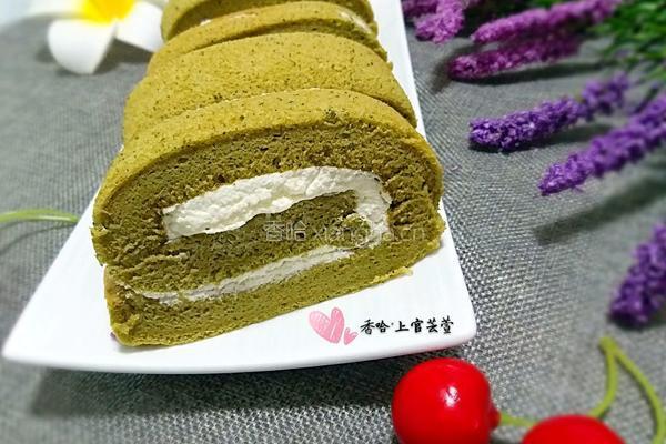 抹茶奶油蛋糕卷的做法图解25