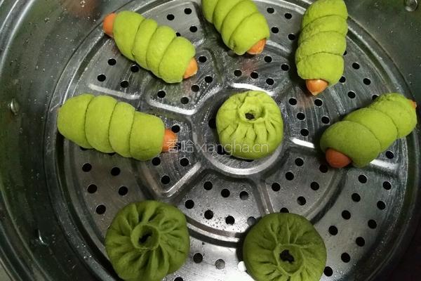 绿汁热狗卷的做法图解14