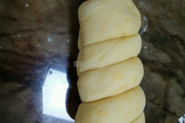 南瓜热狗卷的做法图解13