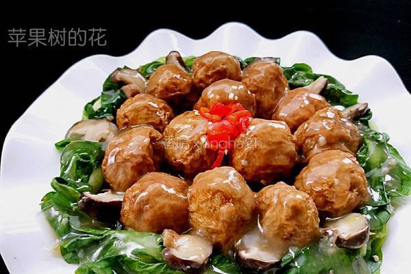 肉镶油面筋的做法图解11