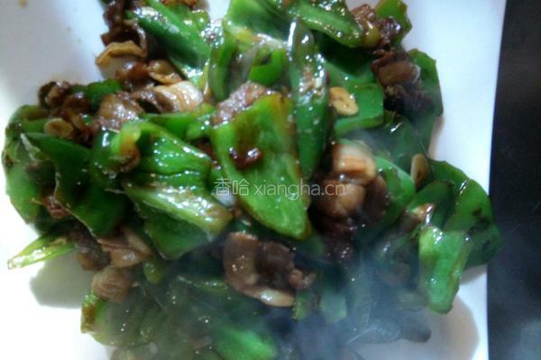 青椒炒肉的做法图解6