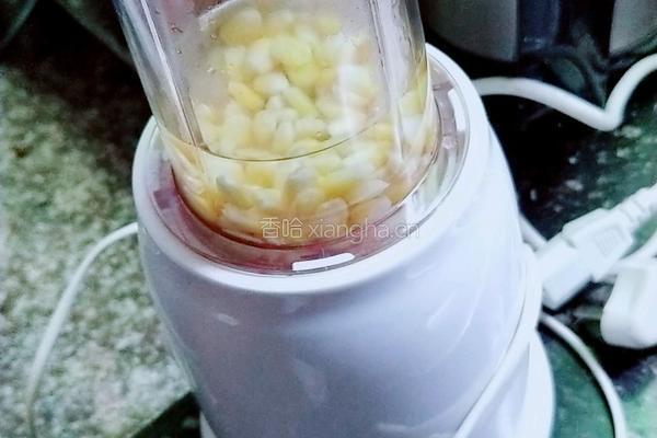 玉米泥宝宝辅食的做法图解2